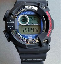 Casio G-shock Dw-9900 Frogman Titanium Case 1999 Digital Watch
