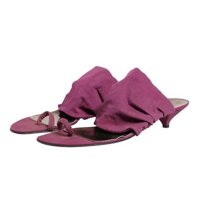 DOLCE & GABBANA x SERGIO ROSSI Schuhe Violet Heels Sandalen EU40 / US9,5 1120usd