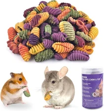 ERKOON Chinchilla Treats, Chew Toys for 1.01 Ounce (Pack of 7), Small Size 