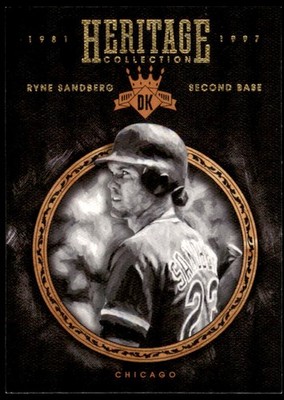 2016 Panini Diamond Kings Heritage Collection #HC18 Ryne Sandberg Chicago Cubs