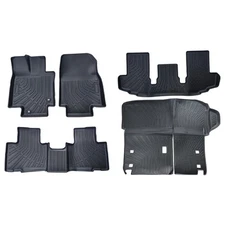 For 2020-2025 Toyota Highlander 7 Seat Floor Mats + Rear Trunk Cargo Liner 