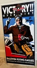 Vintage Ande Rooney BALDWIN FILTERS Flying Eagles Victory! Porcelain Sign 17x9"
