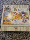 Goose Berry Patch “Quilting”750 Piece Jigsaw Puzzle Used I Pc Missing — photo 1