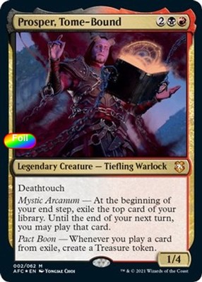 Foil Prosper, Tome-Bound - 2 - NM - Commander: Adventures in the Forgotten Re...