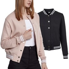 Urban Classics Ladies - College Baseball Sweat Fleece Jacket