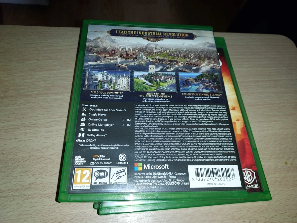 ANNO 1800 Console Edition Xbox Series X Video Game XBSX Tested Working Very Good, photo 2 of 2