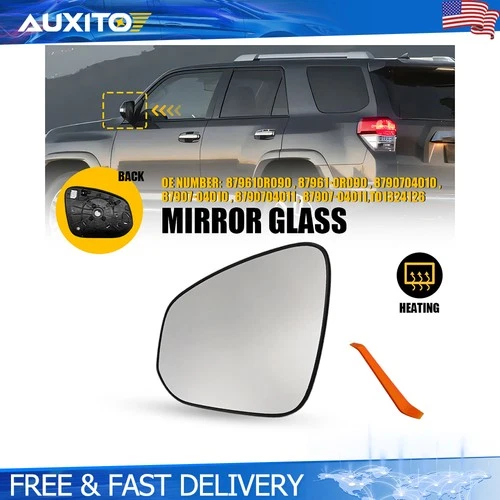 Driver Side Left Heated Convex Mirror Glass For Toyota RAV4 2013-2018 8790704011