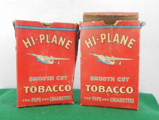 EMPTY Vintage Hi-Plane Tobacco Paper Soft Pack Pouches Larus Bro 1950s Tax Stamp