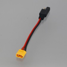 XT60 Male Connector to GPS SAE 2pin DC Power Automotive adapter Cable 16AWG 15CM