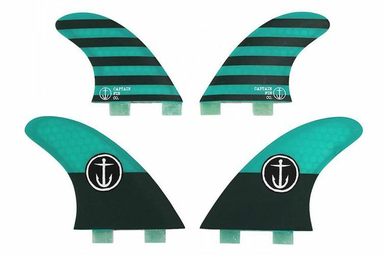 サーフィン・ボディボード CAPTAIN FIN CF QUAD CLASSIC Captain Fin CF Quad Medium Surfboard 4 Fin Set Honeycomb FCS II