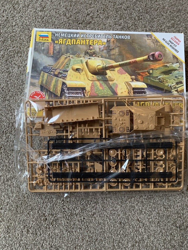 172 WW2 Tank.German Jagdpanther. Model Kit eBay