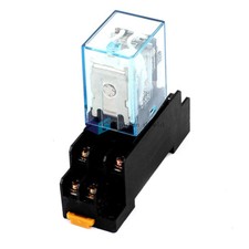 LY2NJ Coil 8 Pin DPDT Electromagnetic Power Relay w Socket Base DC 6V Kd