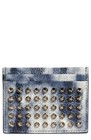 100% AUTHENTIC NEW MEN CHRISTIAN LOUBOUTIN KIOS EMPIRE PUNK SPIKE CARD CASE — photo 1