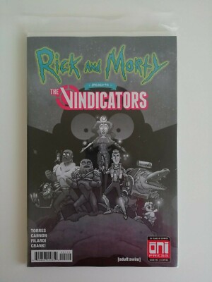 RICK AND MORTY PRESENTS THE VINDICATORS # 1 ONI PRESS COMICS. 