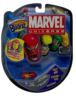 マーベルスマッシュ、ロックスター　15P 美品 Moose's Mighty Beanz Marvel Universe Target Exclusive #61 Iron Man