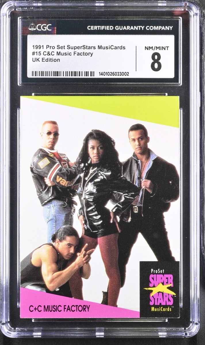 C+C Music Factory CGC Pro Set SuperStars MusiCards 1991 UK Edition