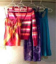 2 Aeropostale Dresses, Cami, Sweater size S/P - 4 pcs