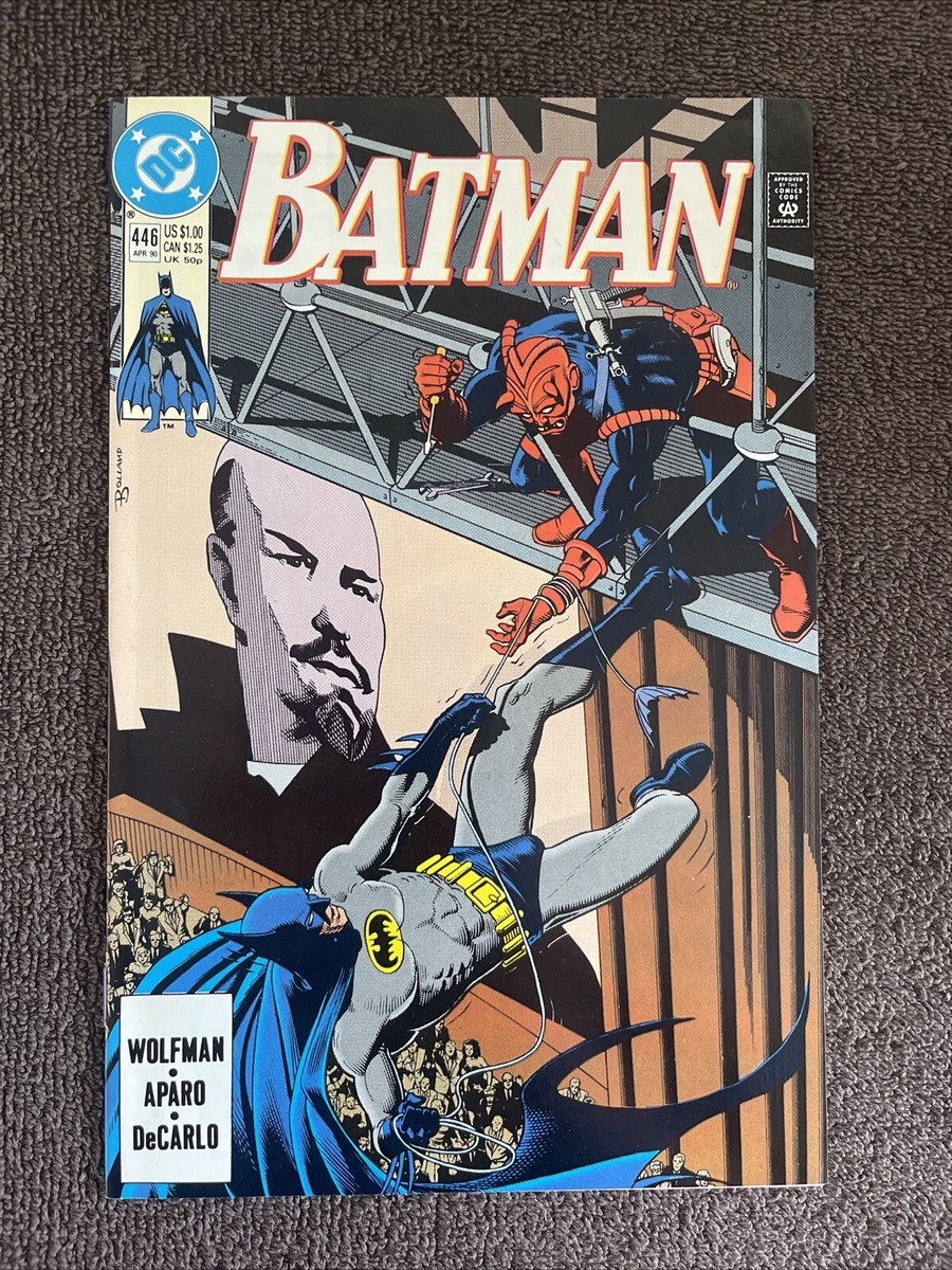 BATMAN #446 (DC, 1990) Wolfman & Aparo ~ Cover by Brian Bolland