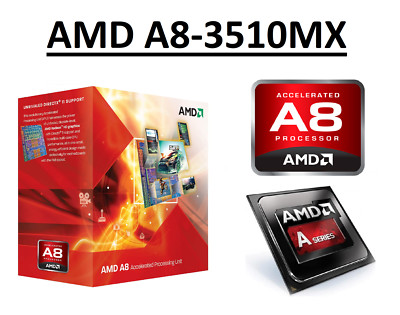 AMD A8-3510MX Quad Core Prozessor 1,8 - 2,5 GHz, Sockel FS1, 45W CPU 