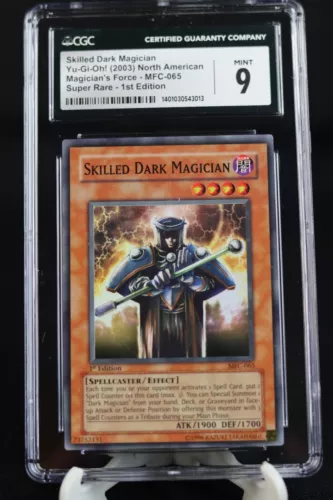 YU-GI-OH! Skilled Dark Magician | MFC-065 | 1st Edition |Super Rare | CGC 9 MINT