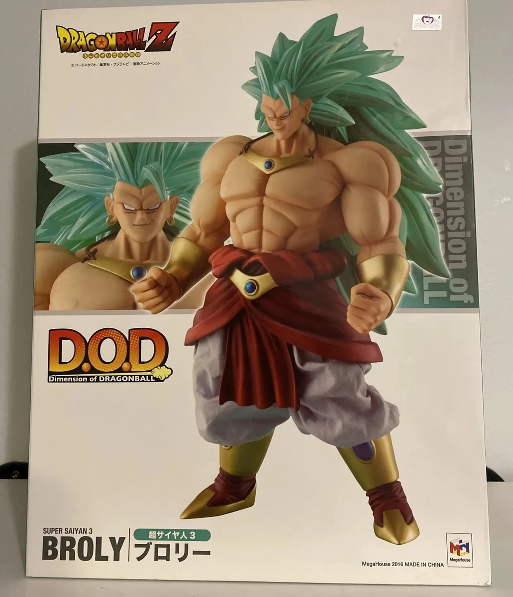 DOD Dimension of DRAGONBALL Z Super Saiyan 3 Broly Figure Dbz Ssj3