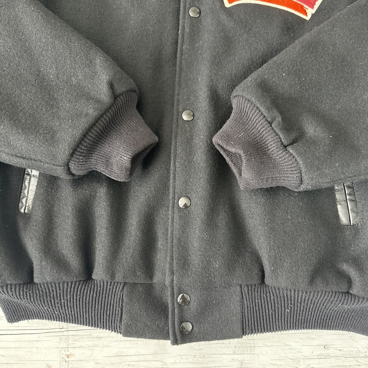 RARE! Vintage 90s Chalk line San Antonio Spurs Varsity Letterman