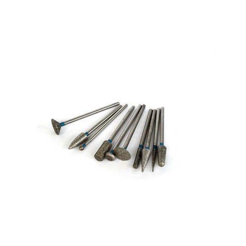 20Pcs Dental Lab Diamond Point Polisher Hp Shank Rotary Bur 2.35mm - Picture 4 of 5