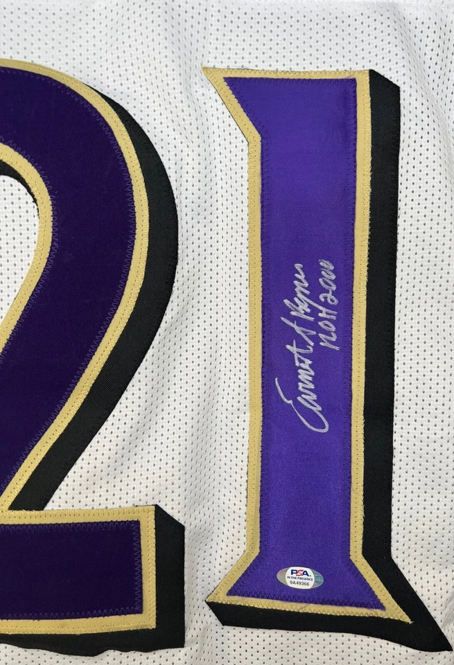 Earnest Byner autographed signed inscribed jersey NFL Baltimore Ravens PSA COA - Image 2 of 4