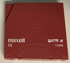 Qty 15 x MAXELL LTO 5 1.5/3.0TB TAPE MEDIA 229323