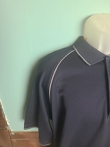 Stormtech Edmonton Oilers NHL Polo Golf Shirt Herren Gr. Large L genähtes Logo blau - Bild 4 von 10