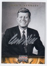 CLINT HILL Signed 2012 Panini Americana John F Kennedy Card - Autograph