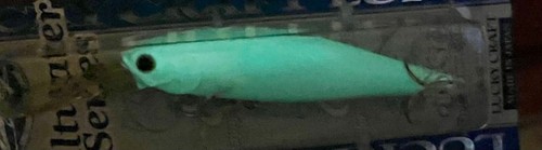 Lucky Craft SW Zeiger 100DD Tieftauchen (7 Fuß) hängender Jerkbait - GRÜN LEUCHTEN - Bild 7 von 7