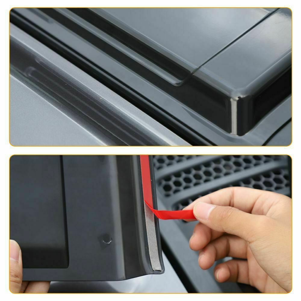 Hood Vent Hood Scoop Vent Cover for Jeep Wrangler JL JT 1822