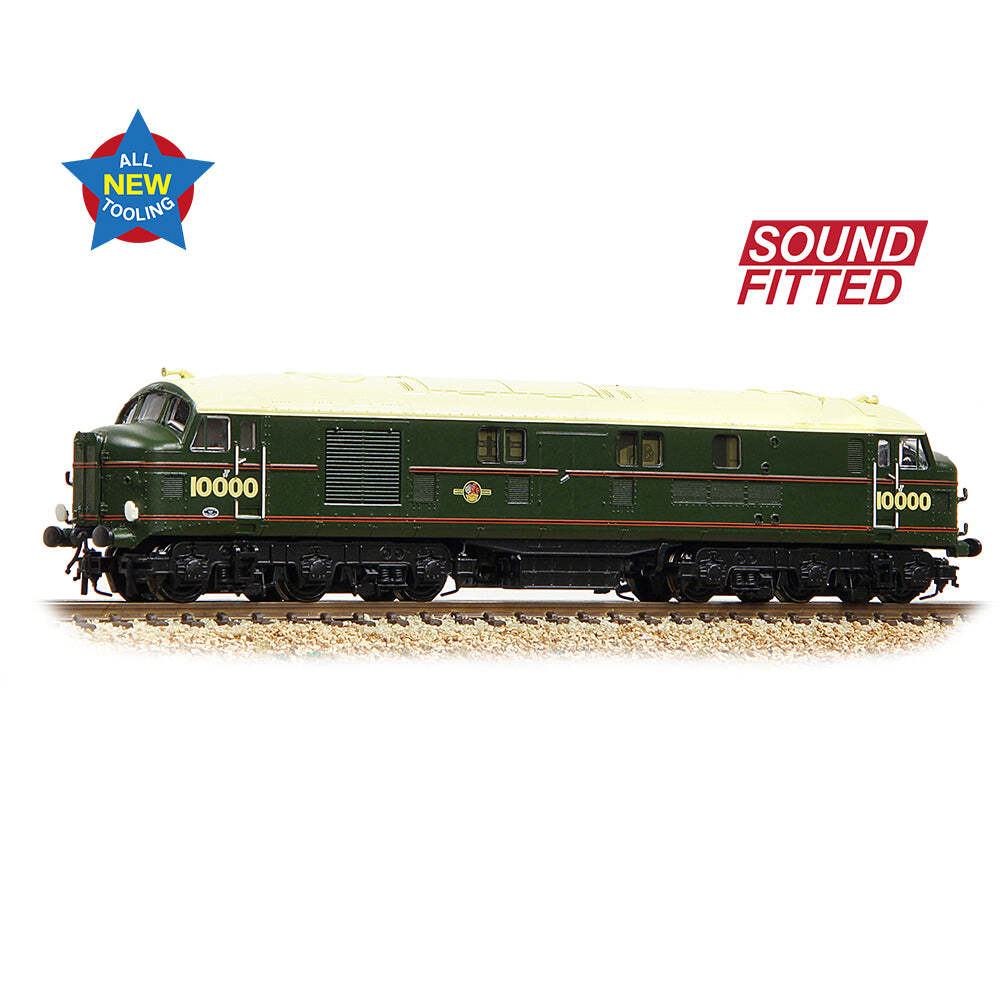 Graham Farish 372-916SF N Gauge LMS 10000 BR Lined Green (Late) DCC SOUND