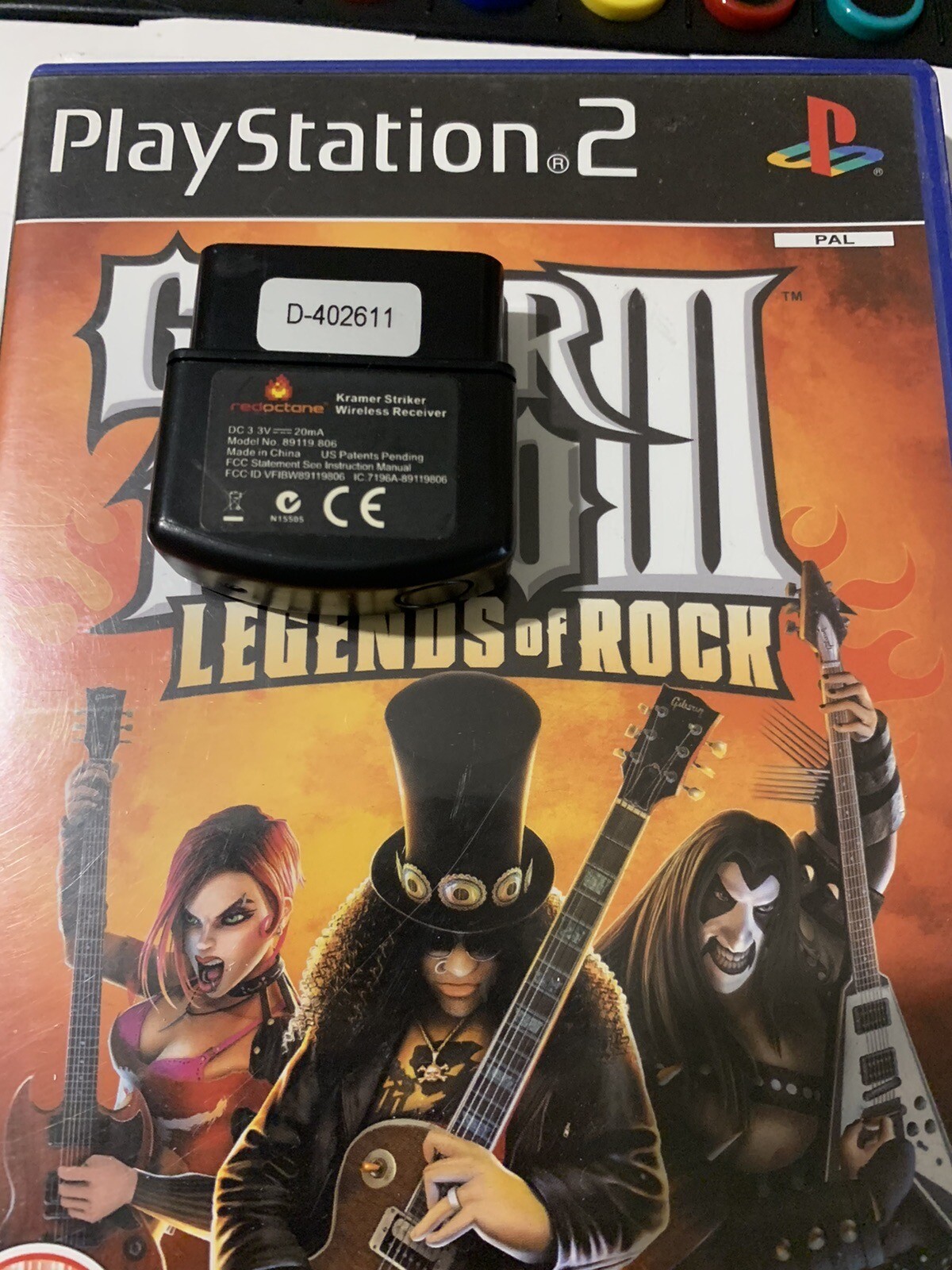 Guitar Hero Controller PS2 Kramer Boxed Dongle eBay