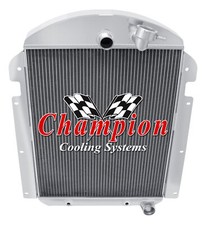 Rn 3 Row Radiator Chevy Config16 Fanshroud For 1940 Chevrolet Kd V8 Conv Rn 3 Row Radiator Chevy Config16 Fanshroud For 1940 Chevrolet Kd V8 Conv