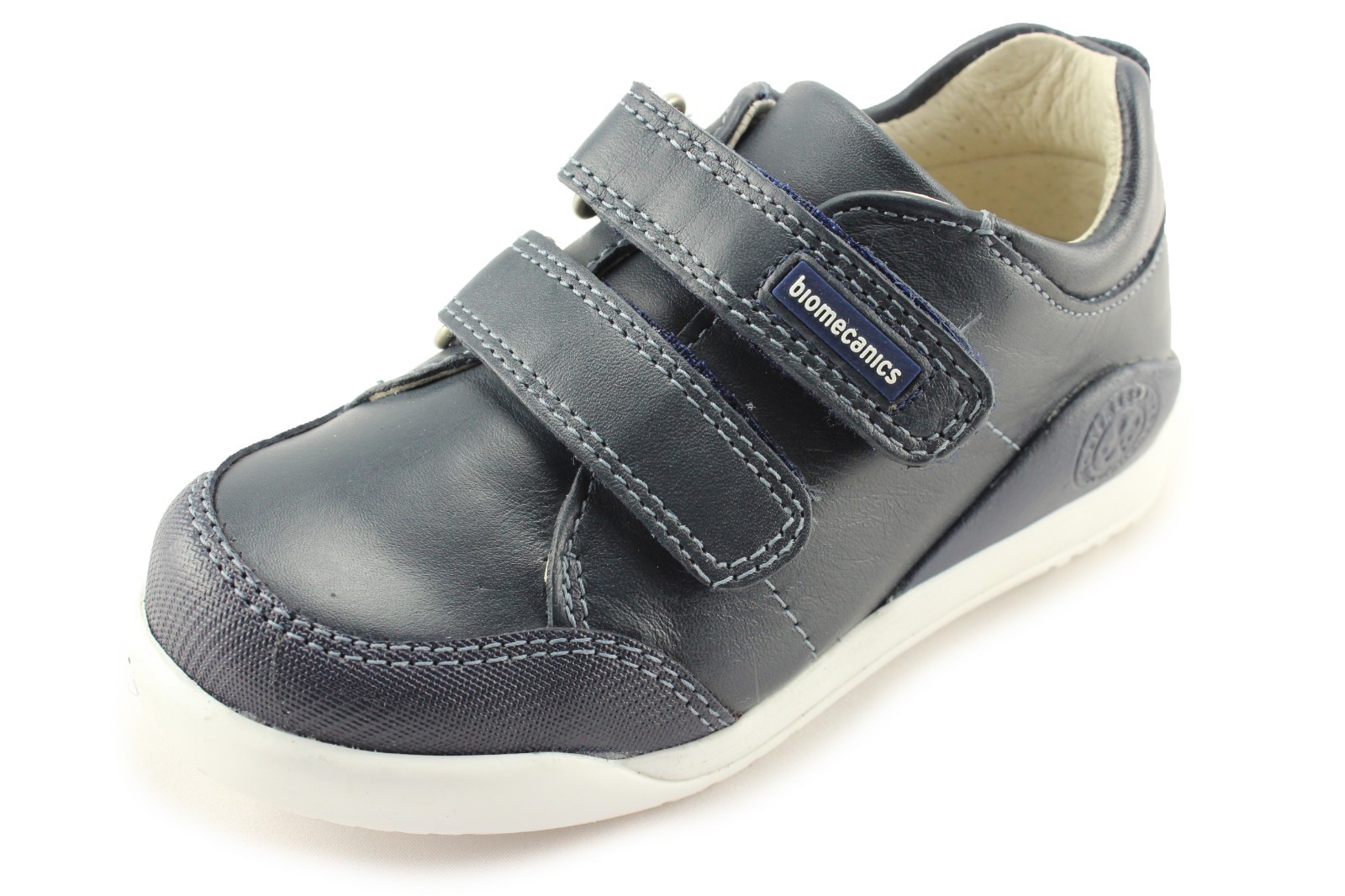 Biomechanics (Garvalin) Boys Navy Leather Shoes 172170 Azul Marino Made