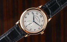 A. Lange & Sohne 1815 Small-Seconds 18kt Rose Gold Rare Engraved Balance 233.032 8