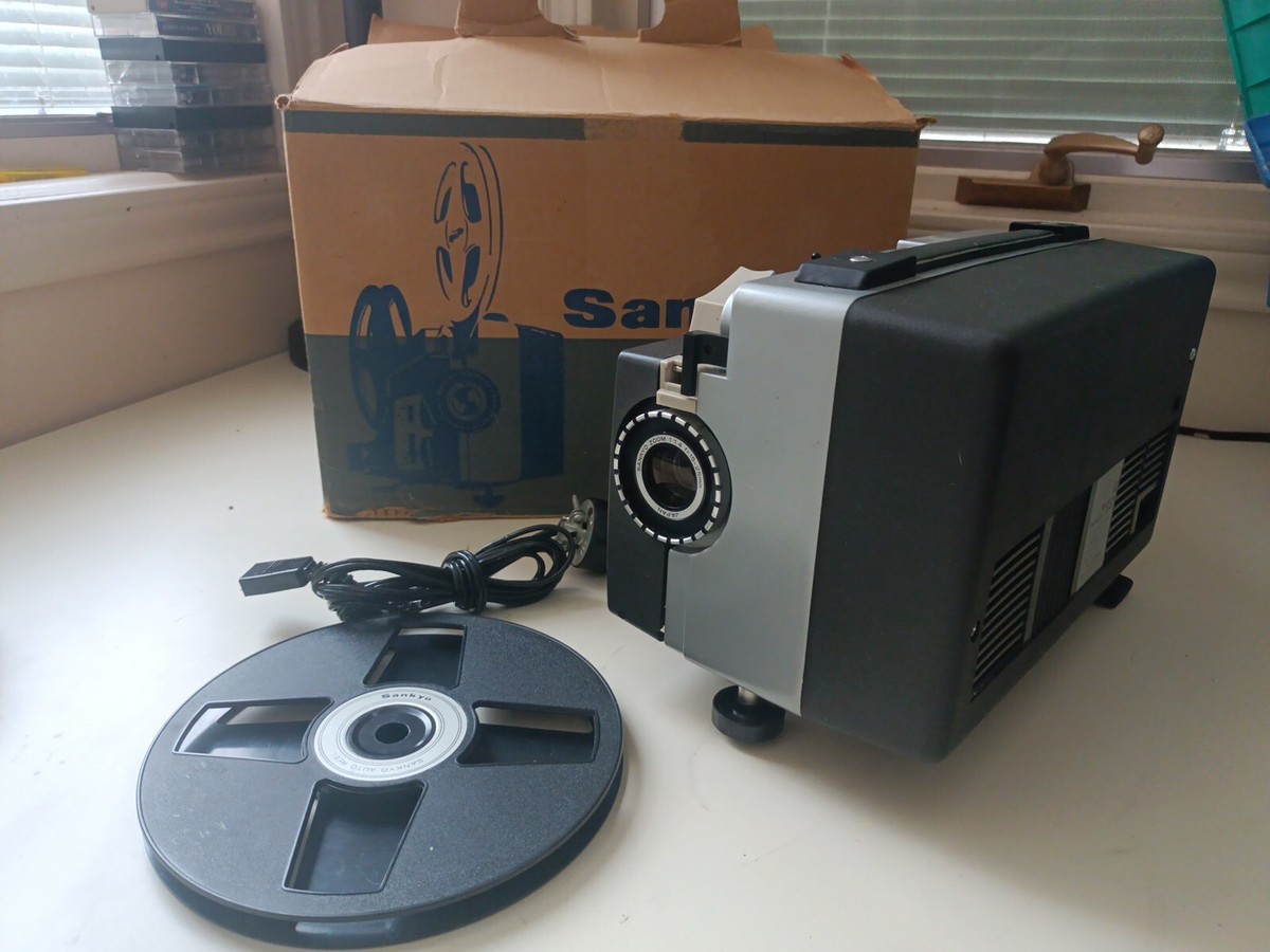 SANKYO DUALUX 1000 8MM SUPER 8 FILM PROJECTOR IN ORIGINAL BOX | eBay