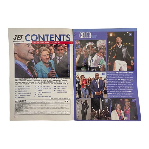 Jet Magazine September 15, 2008 Barack Obama Makes History Democratic Convention - Picture 2 of 2