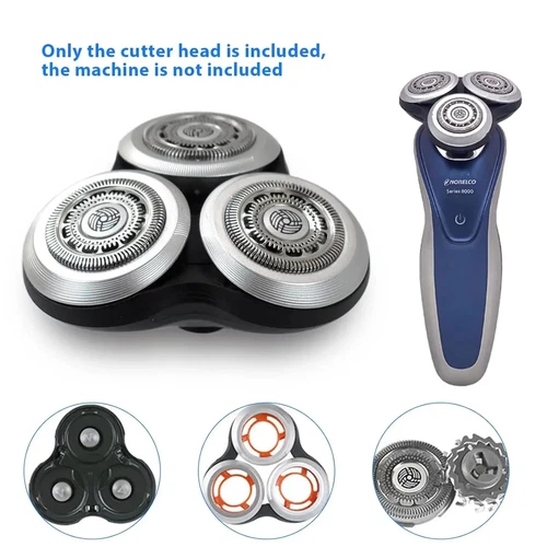 RQ12+ Electronic Shaver Head for Philips RQ1250 RQ1251 RQ1280 S9000 S9111 S9511 - Picture 5 of 7