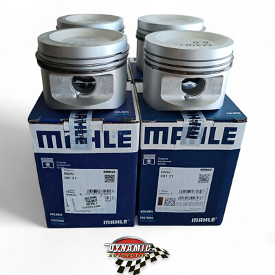 4X MAHLE 84.50MM PISTON SET FOR BMW E30 318i 518i M40B18 M40 (184E1) 11251709973