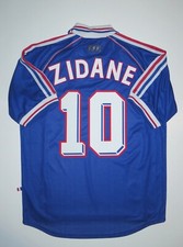 Adidas 1998 1999 2000 World Cup France Zinedine Zidane Jersey Shirt Kit Jersey