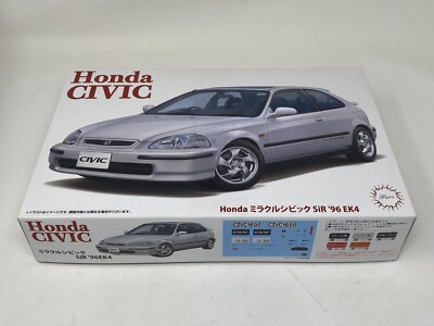 Fujimi 1/24 Scale Honda Miracle CIVIC SiR 1996 EK4 Plastic Model