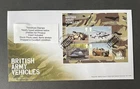 GB 2021 FDC ARMY VEHICLES BRITISH MINISHEET WITH BOVINGTON PMK FREE UK P&P