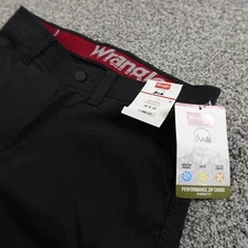 NEW Wrangler Pants Mens 30X30 Black ATG Hiking Outdoors Stretch Comfort Waist