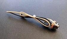 SWITCHCRAFT #11 Pre-Wired 1/4" Mono INPUT JACK  w/10" Gavitt Pushback Wire Leads