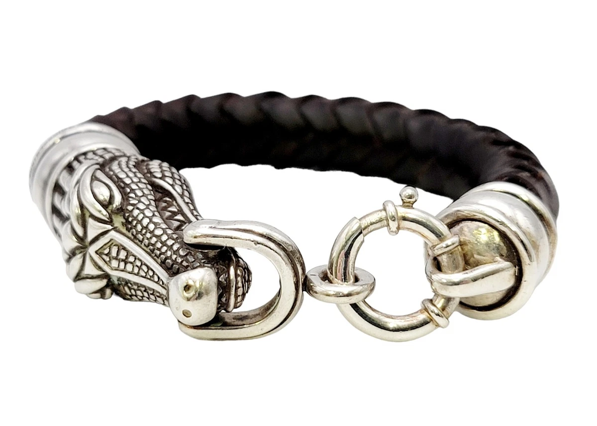 Alligator Leather Bracelet