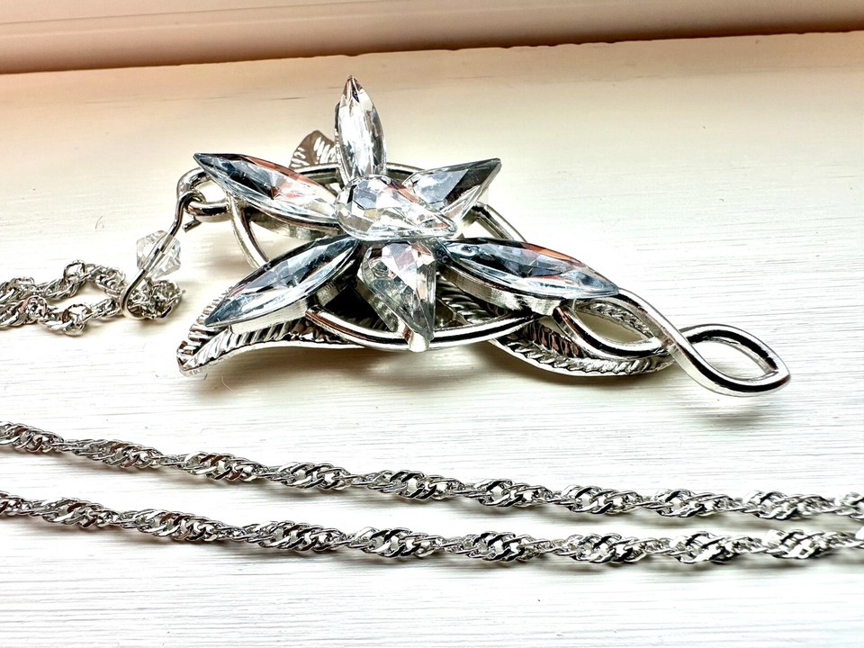 Lord Of The Rings LOTR Jewelry Set: Arwen Evenstar Pendant Necklace