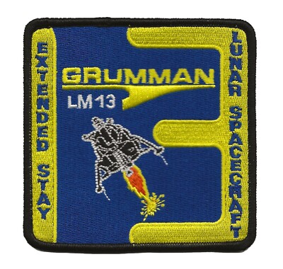 NASA Grumman Apollo LM13 LEM Lunar Spacecraft Lander moon mission patch